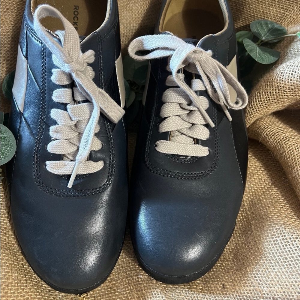 Rockport Men's Blue and White Casual Shoes